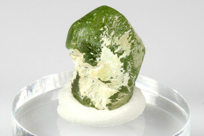 Green Olivine Peridot Crystal - Pakistan #185255